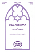 Lux Aeterna SATB choral sheet music cover